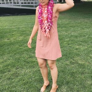 Velvety Mauve Pink Dress